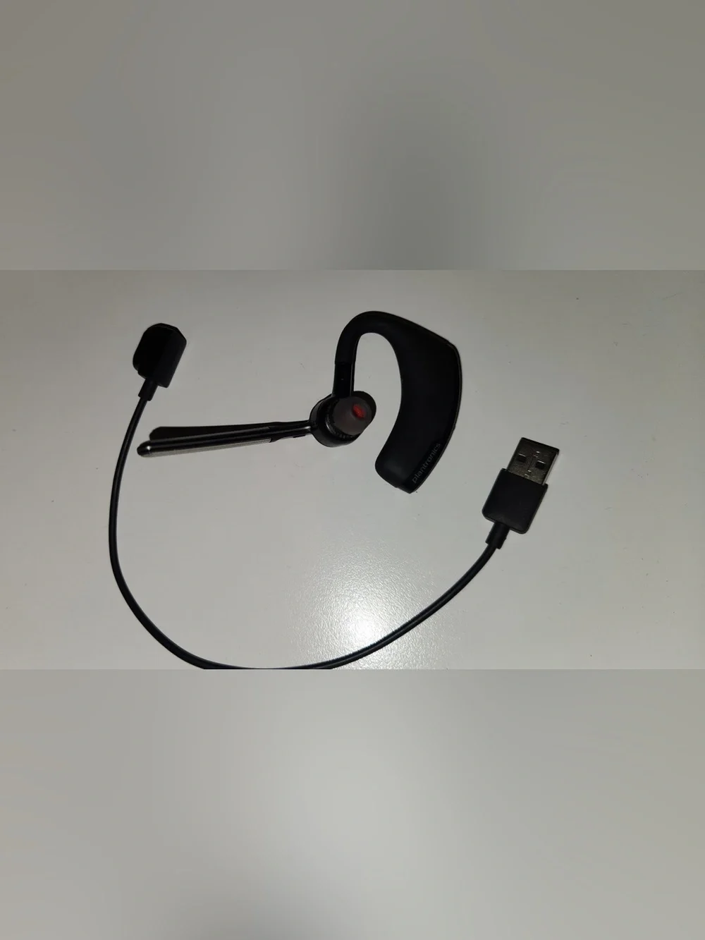 POL Black Mono Bluetooth Headset with Boom Mic